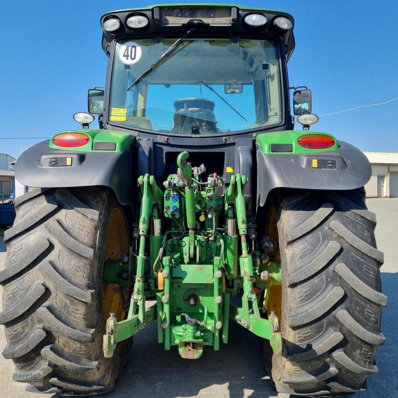 Traktor van het type John Deere 6150 R, Gebrauchtmaschine in Drebach (Foto 4)