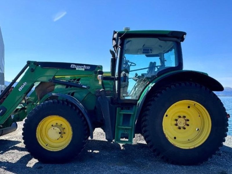 Traktor Türe ait John Deere 6150R Frontlæsser. Quicke Alo Q66. AutoPower. TLS. Front lift. Ring til Ulrik på 40255544. Jeg snakker Jysk., Gebrauchtmaschine içinde Kolding (resim 1)