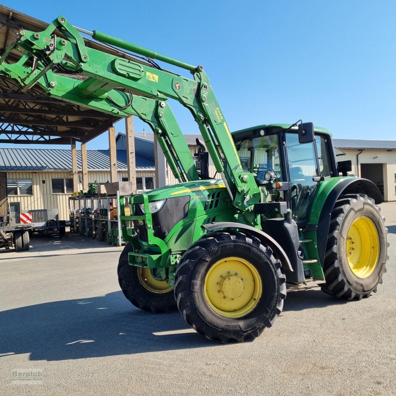 Traktor Türe ait John Deere 6155 M, Gebrauchtmaschine içinde Drebach (resim 1)