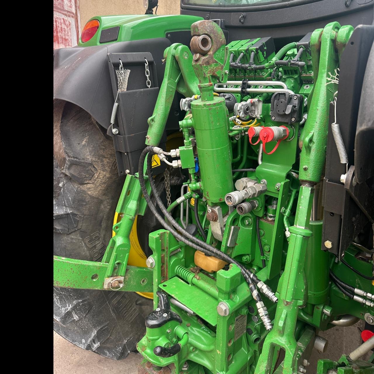 Traktor Türe ait John Deere 6155 R, Gebrauchtmaschine içinde Beelitz (resim 9)