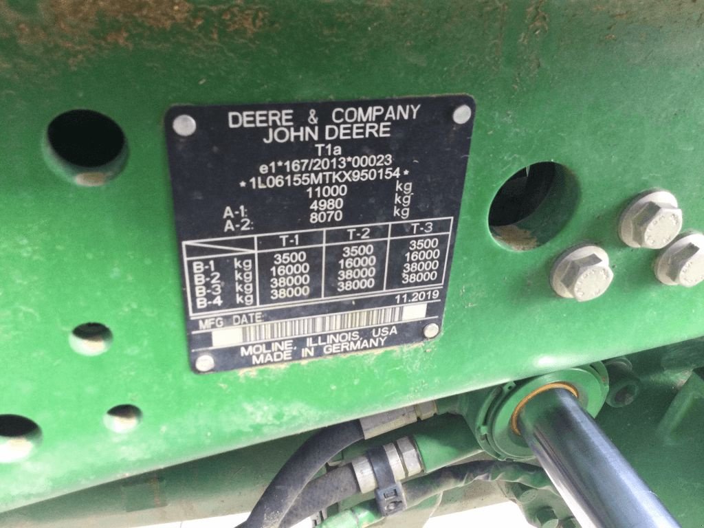 Traktor typu John Deere 6155M, Gebrauchtmaschine w azerailles (Zdjęcie 5)