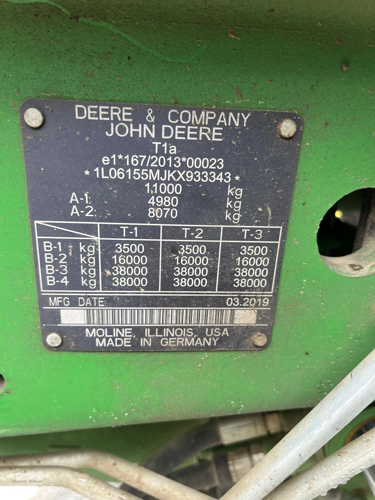 Traktor типа John Deere 6155M, Gebrauchtmaschine в Antdorf (Фотография 15)