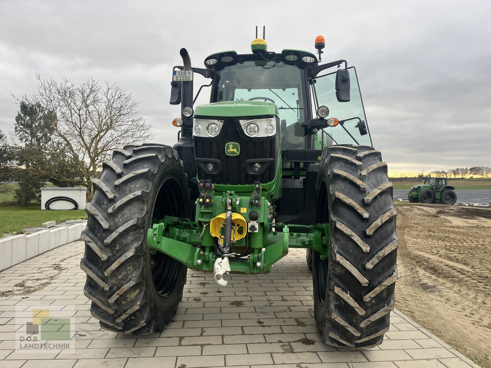 Traktor typu John Deere 6155MH Hochrad Spargel > 80cm Bodenfreiheit, Gebrauchtmaschine w Langweid am Lech (Zdjęcie 3)