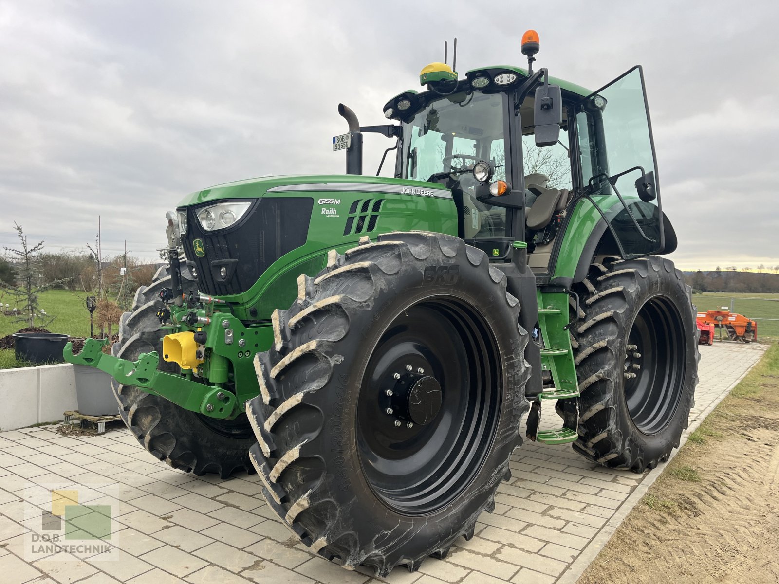 Traktor typu John Deere 6155MH Hochrad Spargel > 80cm Bodenfreiheit, Gebrauchtmaschine w Langweid am Lech (Zdjęcie 4)