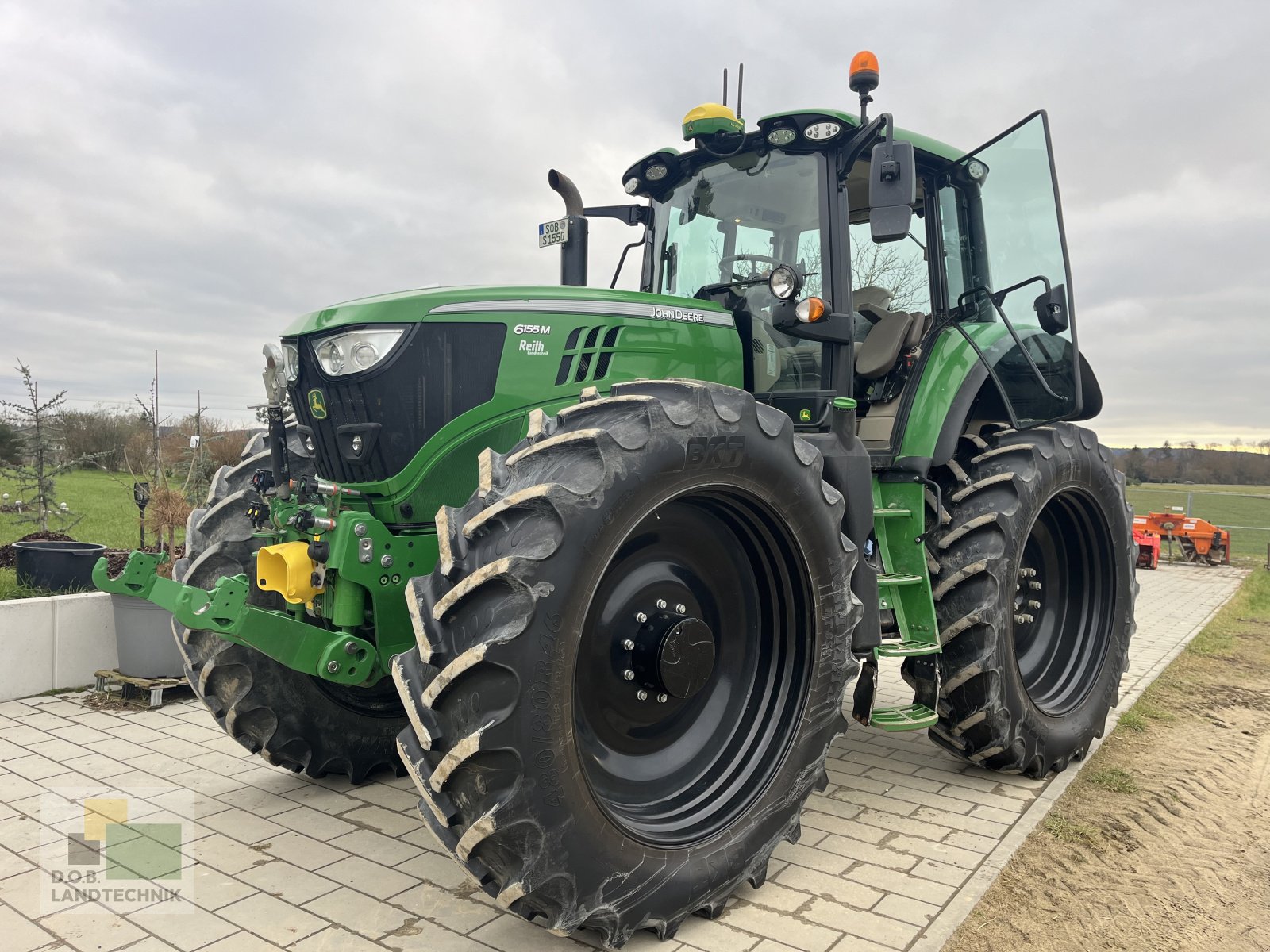 Traktor typu John Deere 6155MH Hochrad Spargel > 80cm Bodenfreiheit, Gebrauchtmaschine w Langweid am Lech (Zdjęcie 5)