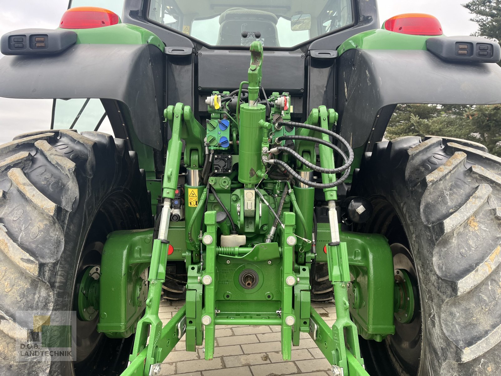 Traktor typu John Deere 6155MH Hochrad Spargel > 80cm Bodenfreiheit, Gebrauchtmaschine w Langweid am Lech (Zdjęcie 7)