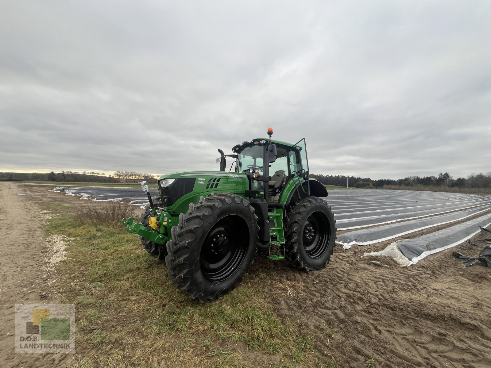 Traktor del tipo John Deere 6155MH Hochrad Spargel > 80cm Bodenfreiheit, Gebrauchtmaschine In Langweid am Lech (Immagine 9)