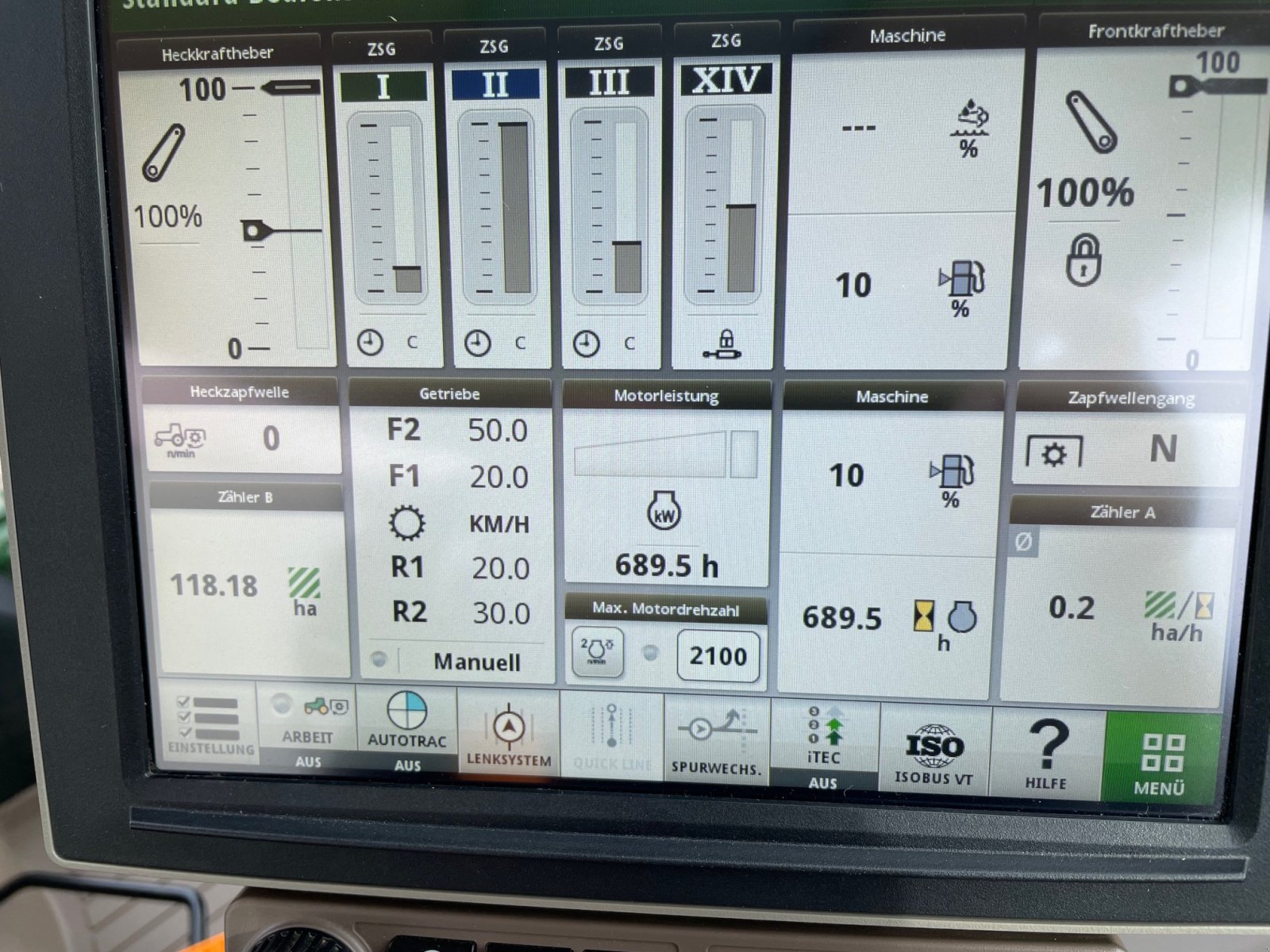 Traktor des Typs John Deere 6155R AutoPowr Premium Edition, Gebrauchtmaschine in Ebeleben (Bild 10)