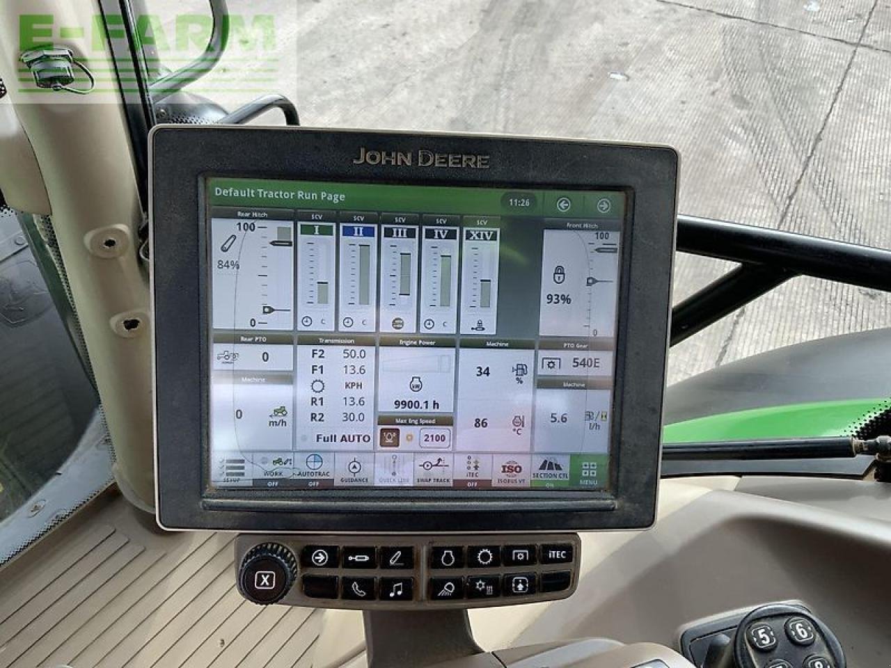 Traktor a típus John Deere 6155r tractor, Gebrauchtmaschine ekkor: SHAFTESBURY (Kép 15)