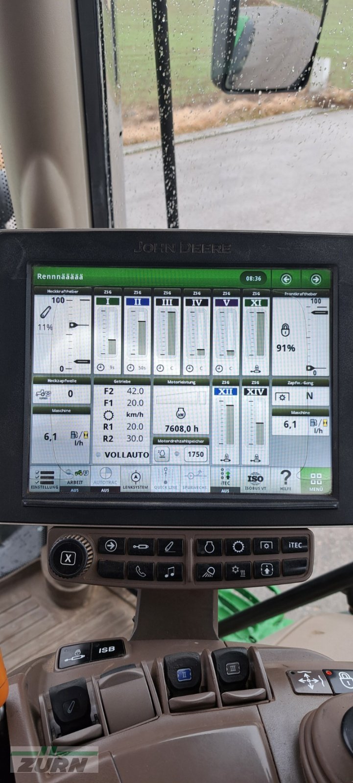 Traktor типа John Deere 6155R, Gebrauchtmaschine в Windsbach (Фотография 11)