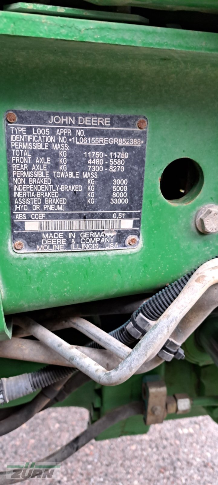 Traktor tip John Deere 6155R, Gebrauchtmaschine in Windsbach (Poză 15)