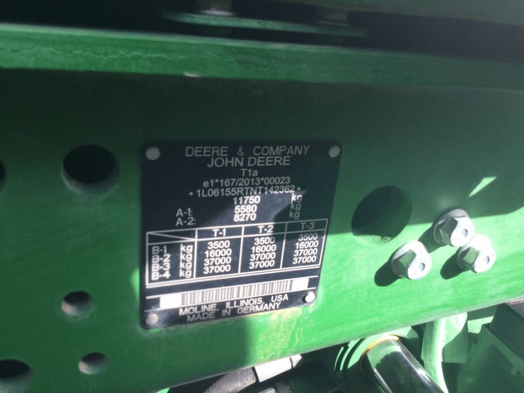 Traktor του τύπου John Deere 6155R, Gebrauchtmaschine σε Vogelsheim (Φωτογραφία 8)