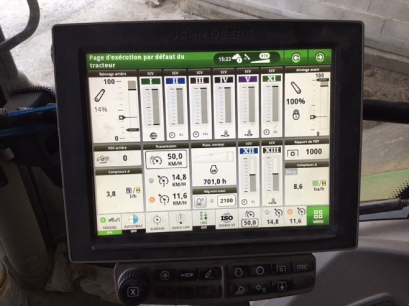 Traktor Türe ait John Deere 6155R, Gebrauchtmaschine içinde MONTIGNY LE ROI (resim 9)