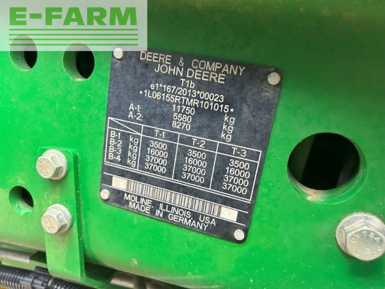 Traktor типа John Deere 6155r, Gebrauchtmaschine в Norwich (Фотография 22)