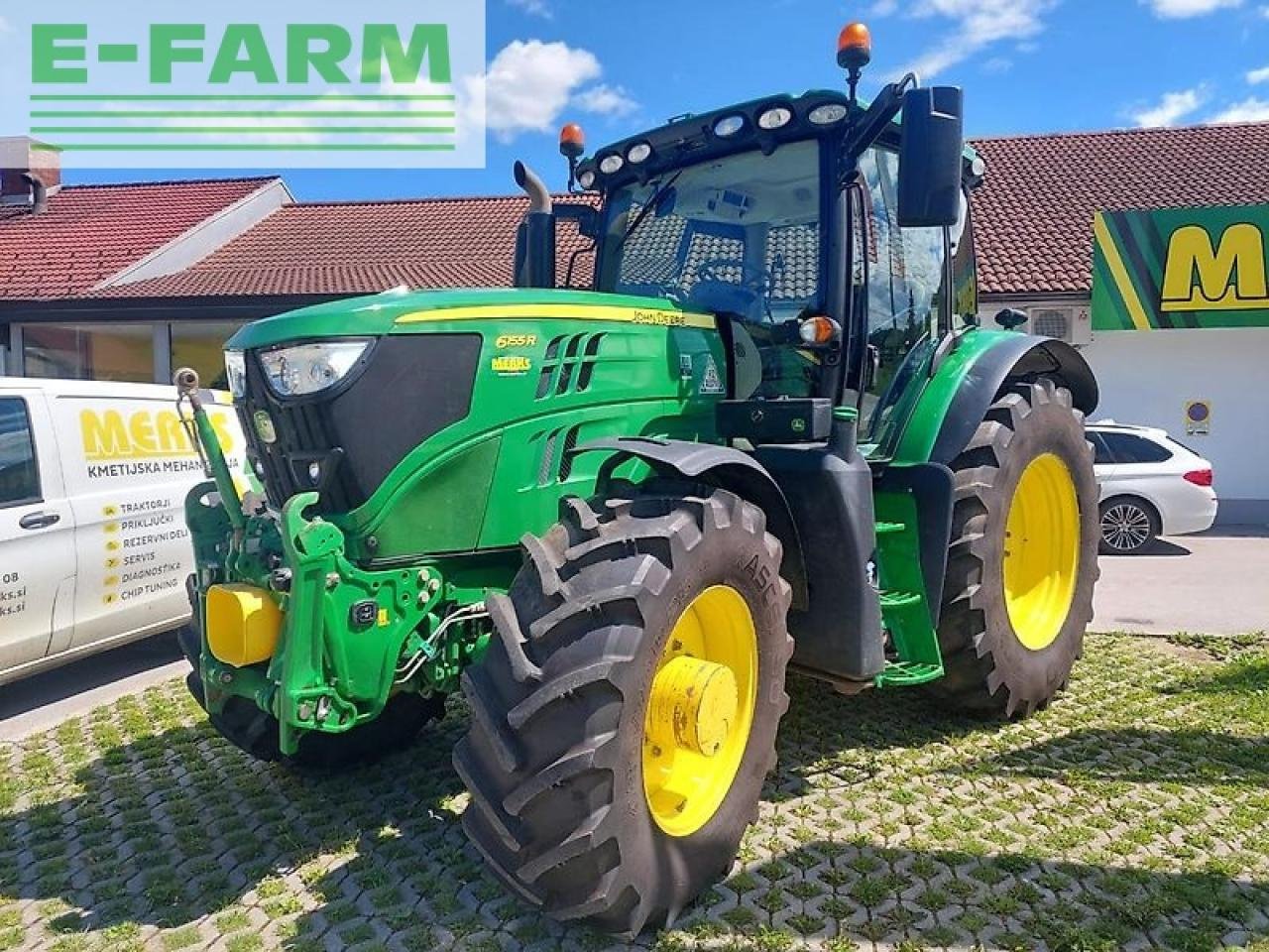 Traktor del tipo John Deere 6155r, Gebrauchtmaschine en GROBELNO (Imagen 1)