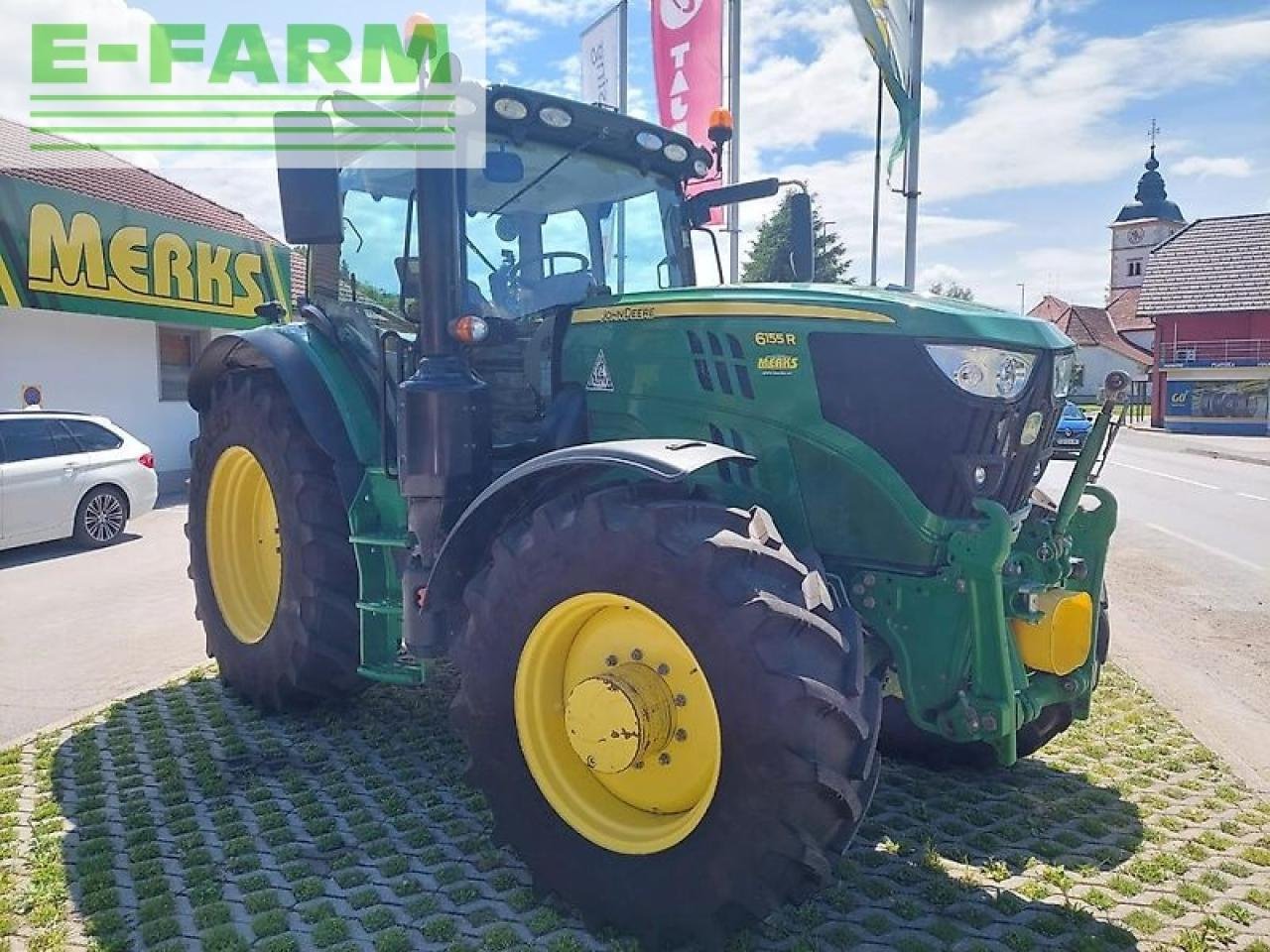 Traktor Türe ait John Deere 6155r, Gebrauchtmaschine içinde GROBELNO (resim 3)