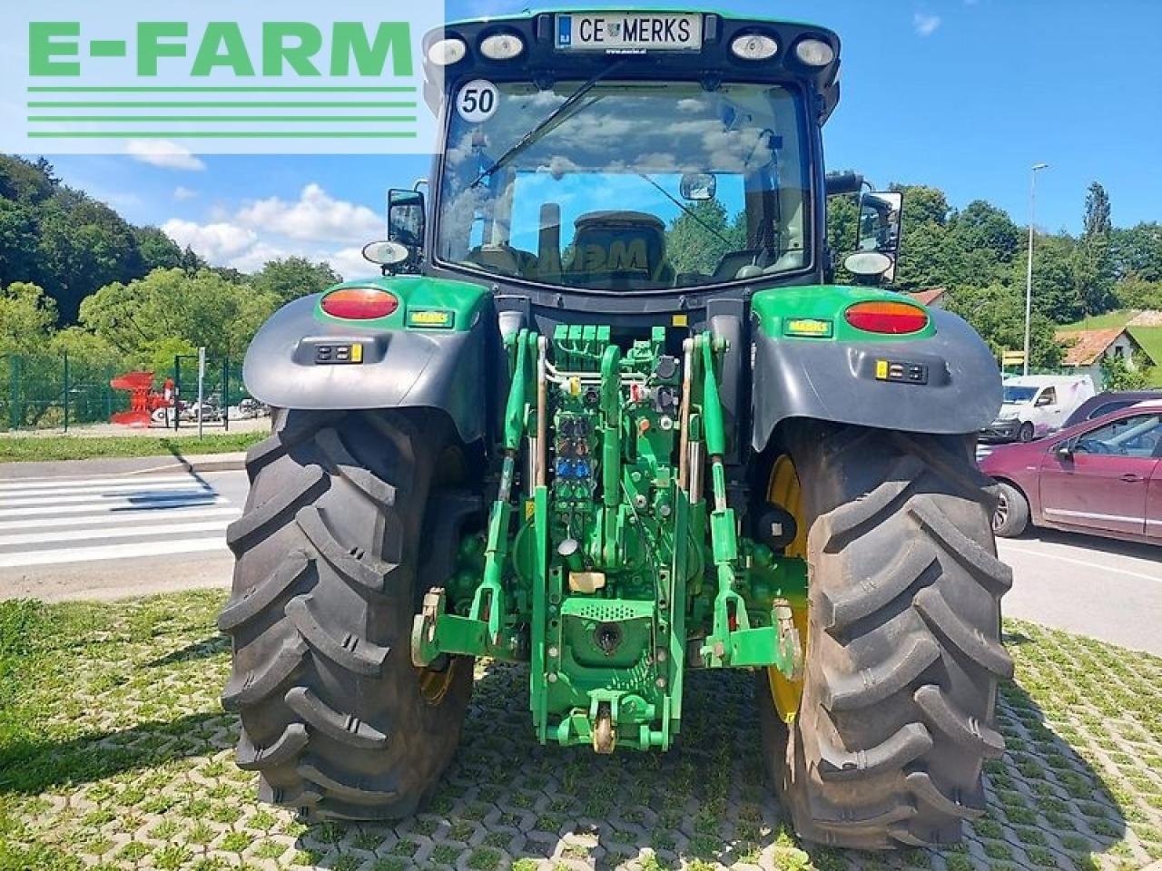 Traktor типа John Deere 6155r, Gebrauchtmaschine в GROBELNO (Фотография 7)