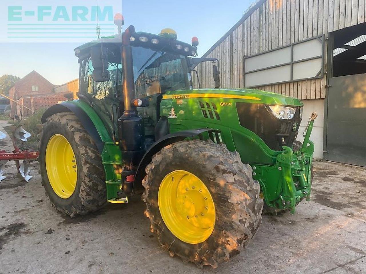 Traktor van het type John Deere 6155r, Gebrauchtmaschine in SHREWSBURRY (Foto 3)