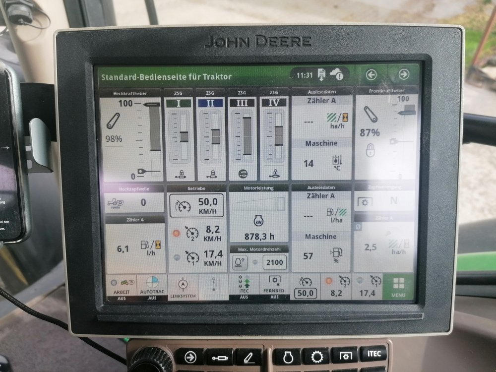 Traktor du type John Deere 6155R, Gebrauchtmaschine en Hiltenfingen (Photo 4)