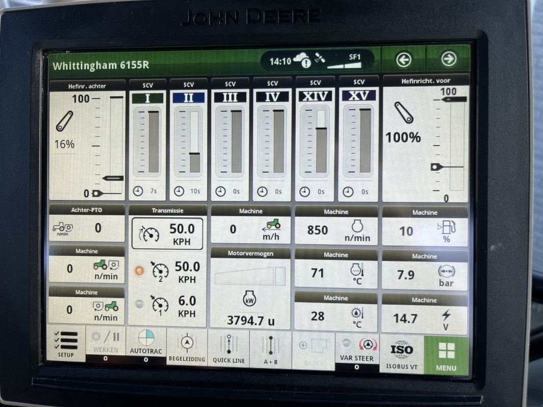 Traktor Türe ait John Deere 6155R, Gebrauchtmaschine içinde Staphorst (resim 11)