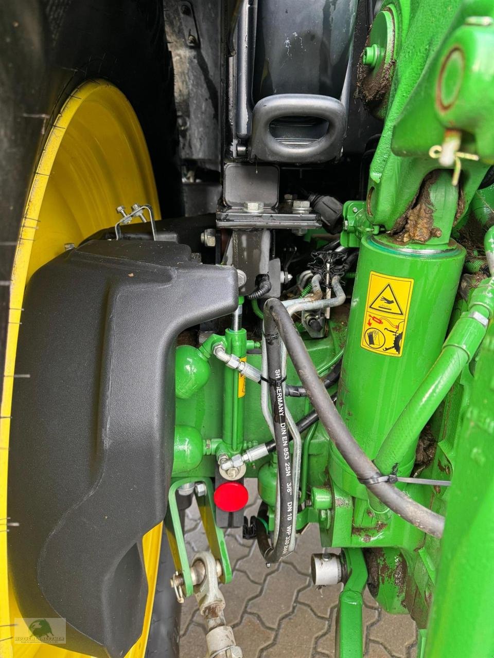 Traktor от тип John Deere 6155R, Gebrauchtmaschine в Münchberg (Снимка 10)