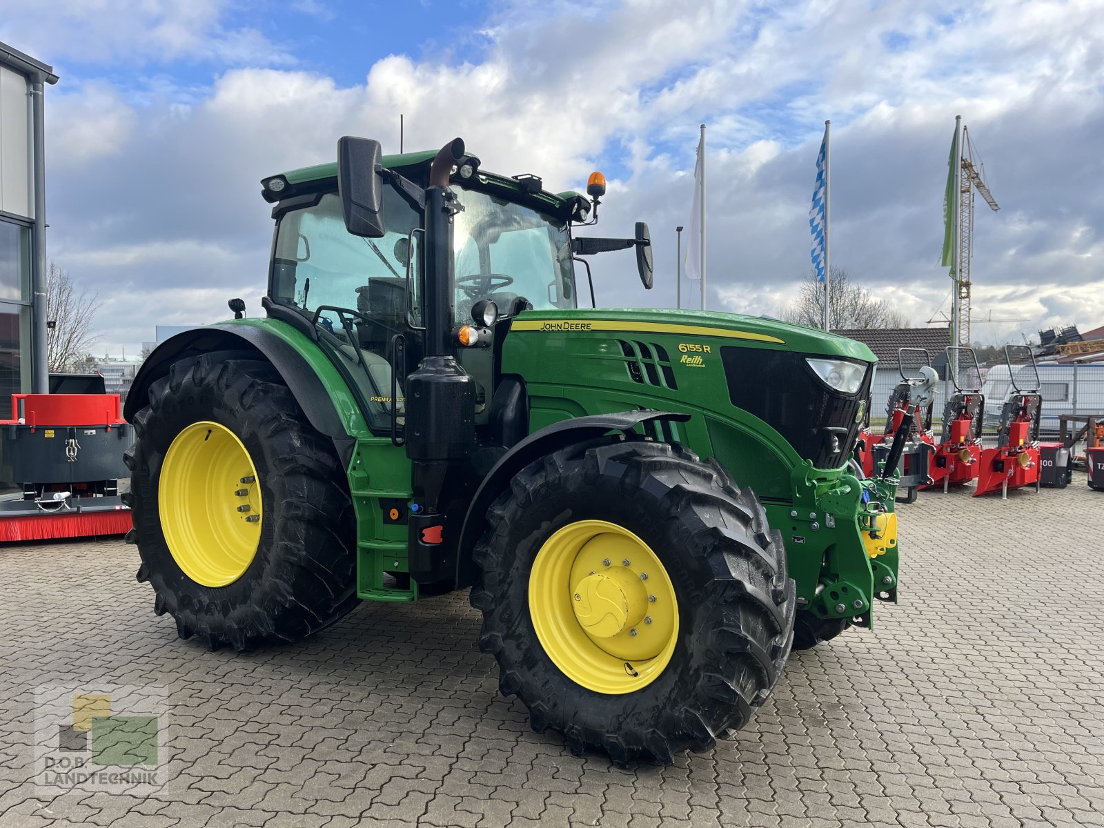 Traktor van het type John Deere 6155R, Gebrauchtmaschine in Langweid am Lech (Foto 4)