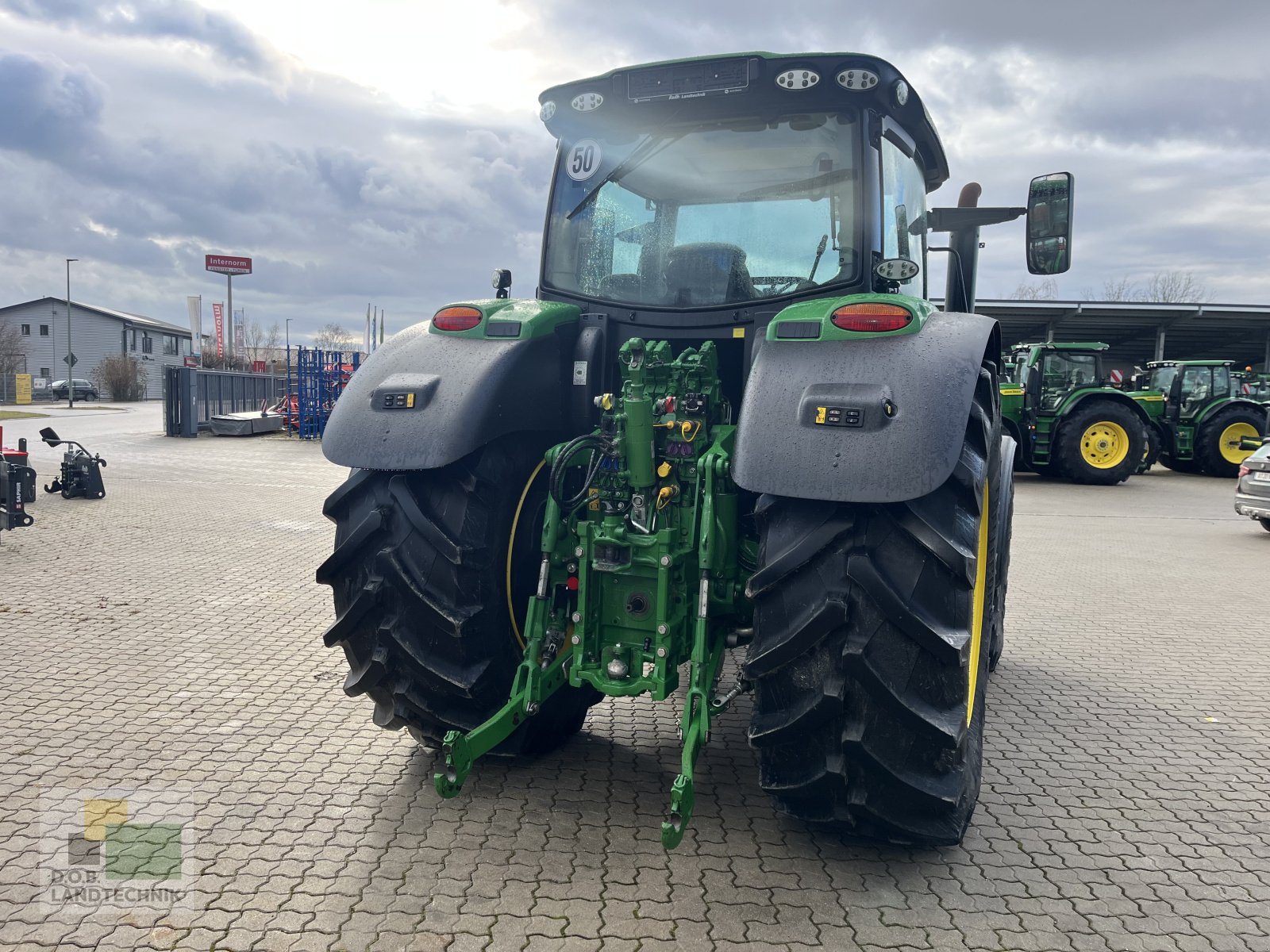 Traktor van het type John Deere 6155R, Gebrauchtmaschine in Langweid am Lech (Foto 7)