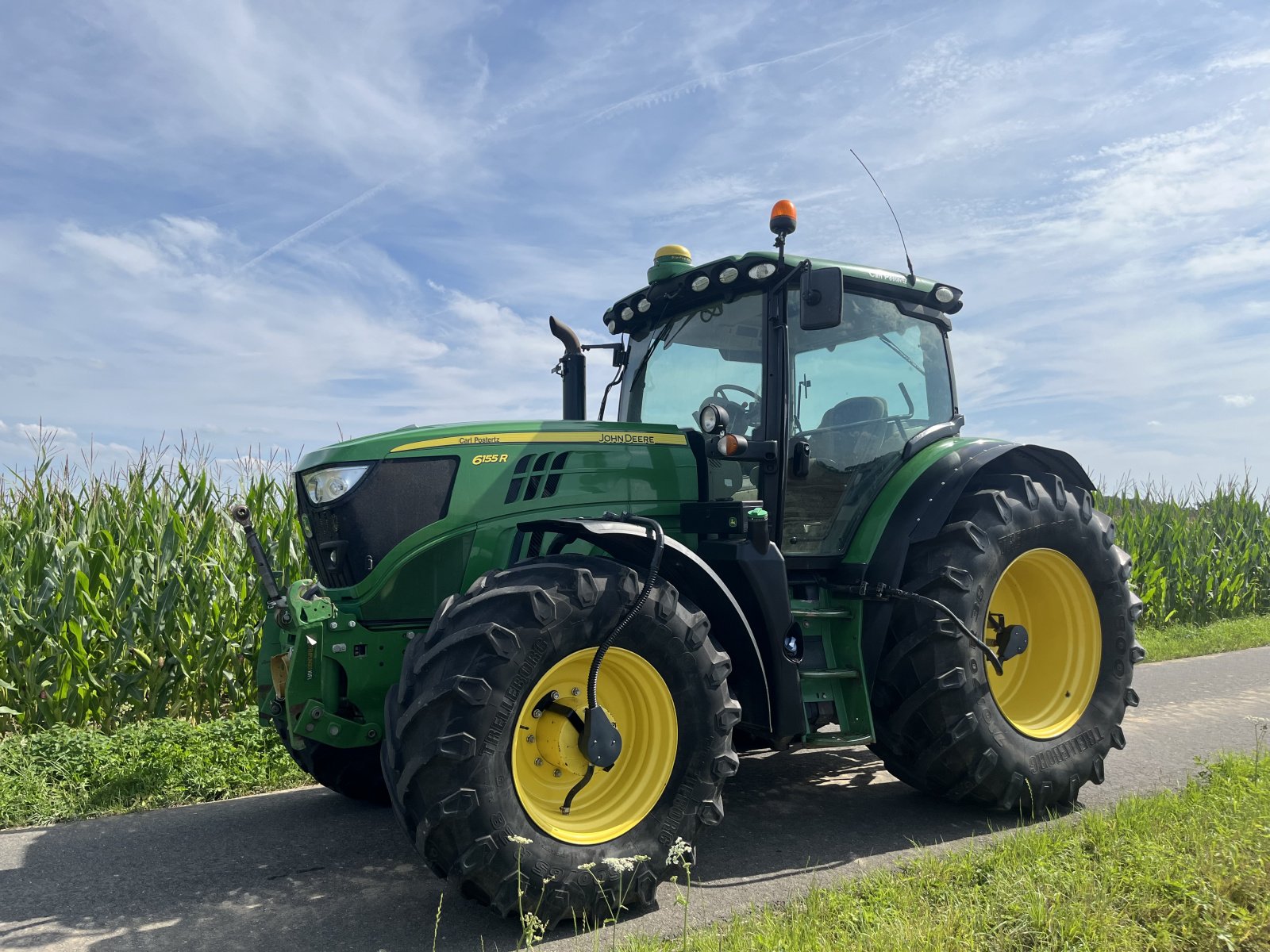 Traktor Türe ait John Deere 6155R, Gebrauchtmaschine içinde Kerken (resim 1)