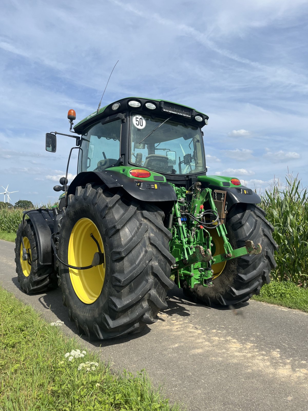 Traktor Türe ait John Deere 6155R, Gebrauchtmaschine içinde Kerken (resim 4)