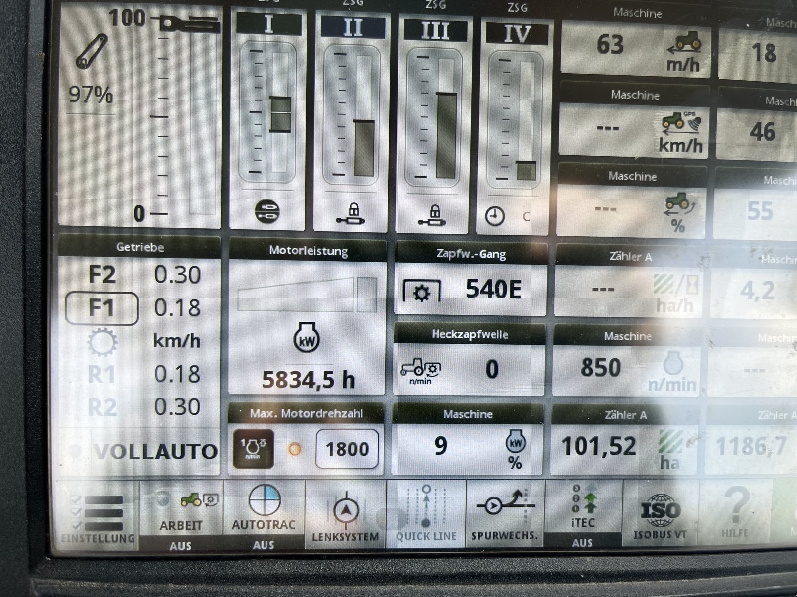 Traktor Türe ait John Deere 6155R, Gebrauchtmaschine içinde Kerken (resim 10)