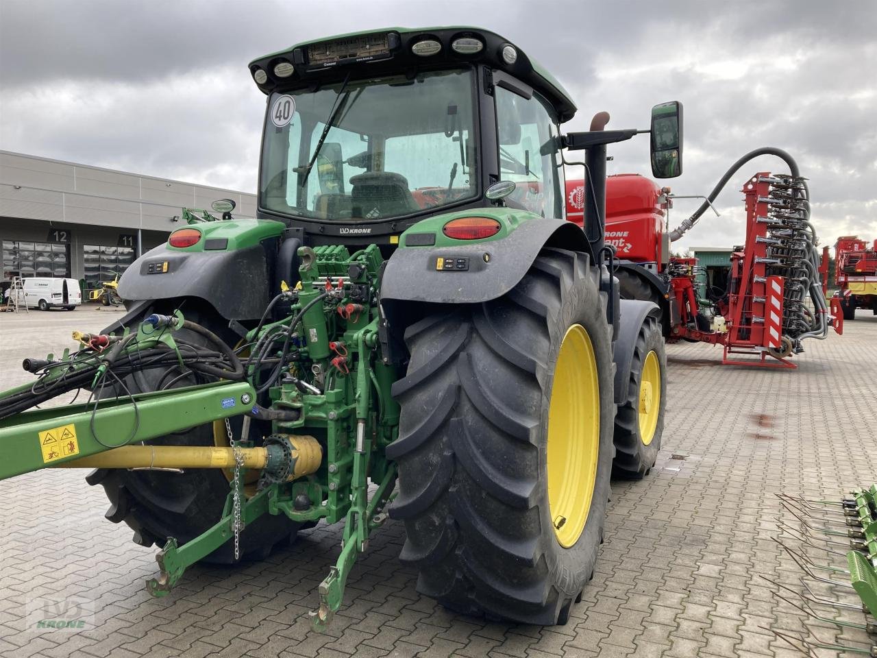 Traktor Türe ait John Deere 6155R, Gebrauchtmaschine içinde Spelle (resim 4)