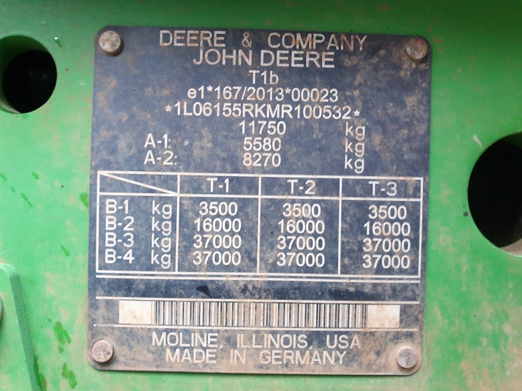 Traktor tip John Deere 6155R, Gebrauchtmaschine in Sittensen (Poză 14)