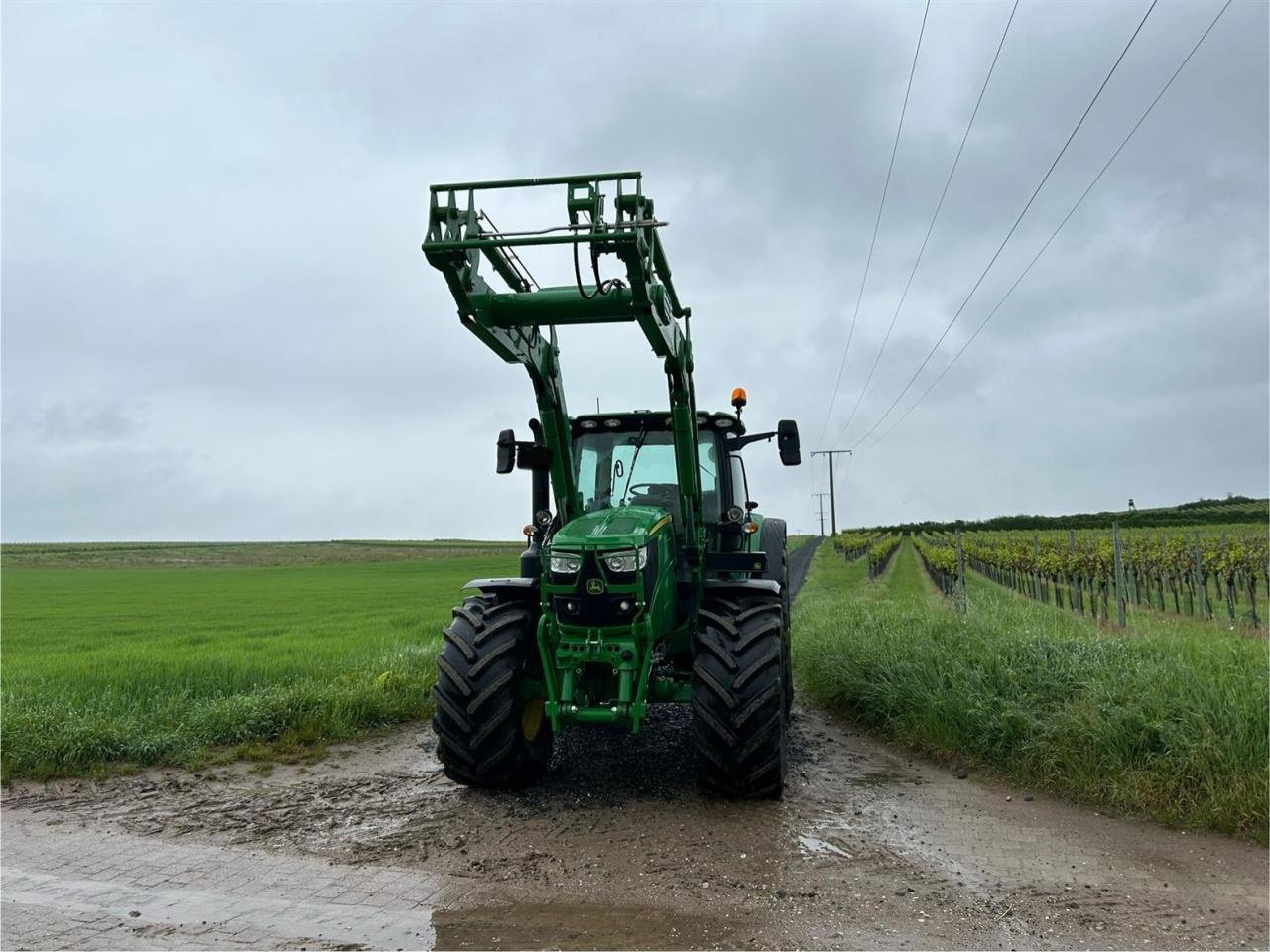 Traktor Türe ait John Deere 6155R, Gebrauchtmaschine içinde Worms (resim 3)