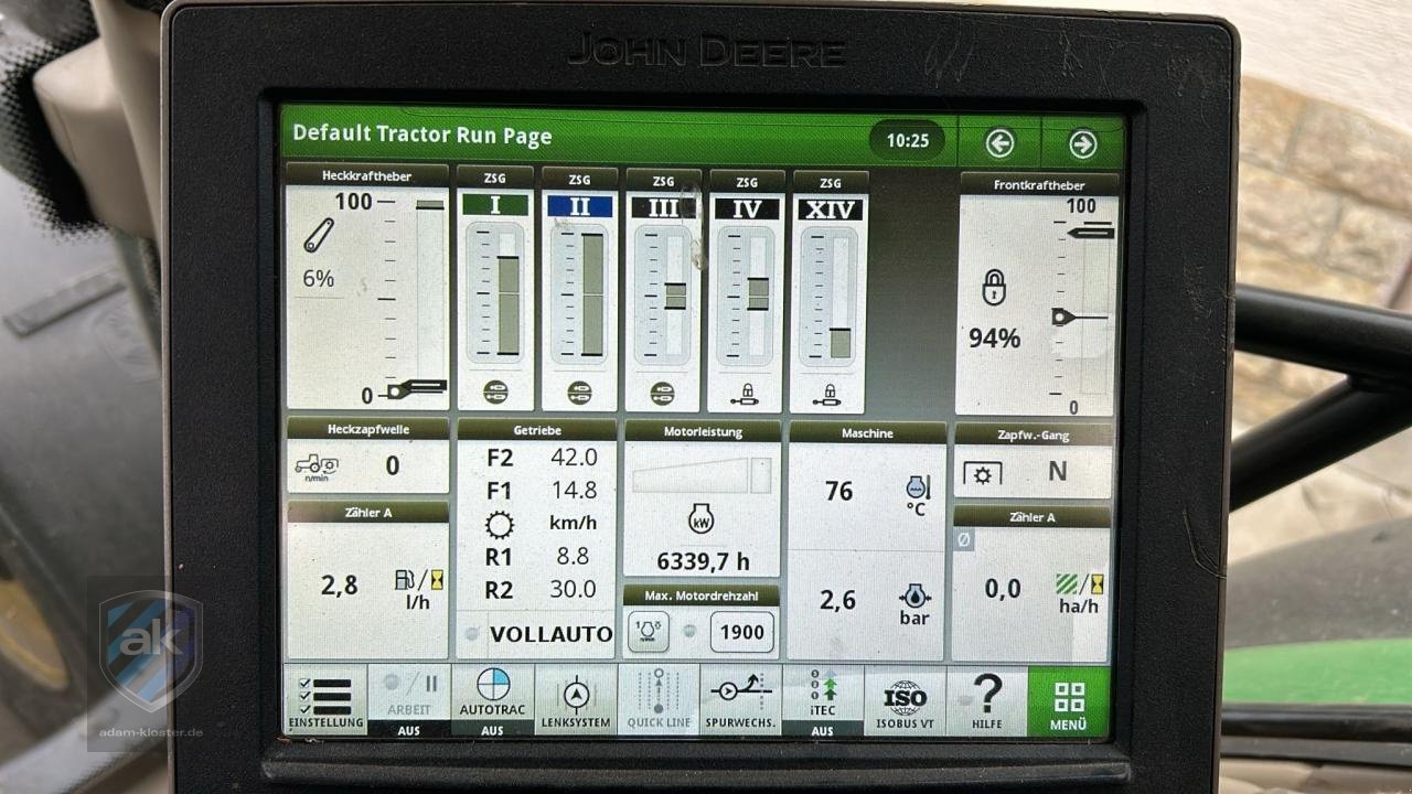 Traktor del tipo John Deere 6155R, Gebrauchtmaschine In Mörstadt (Immagine 9)