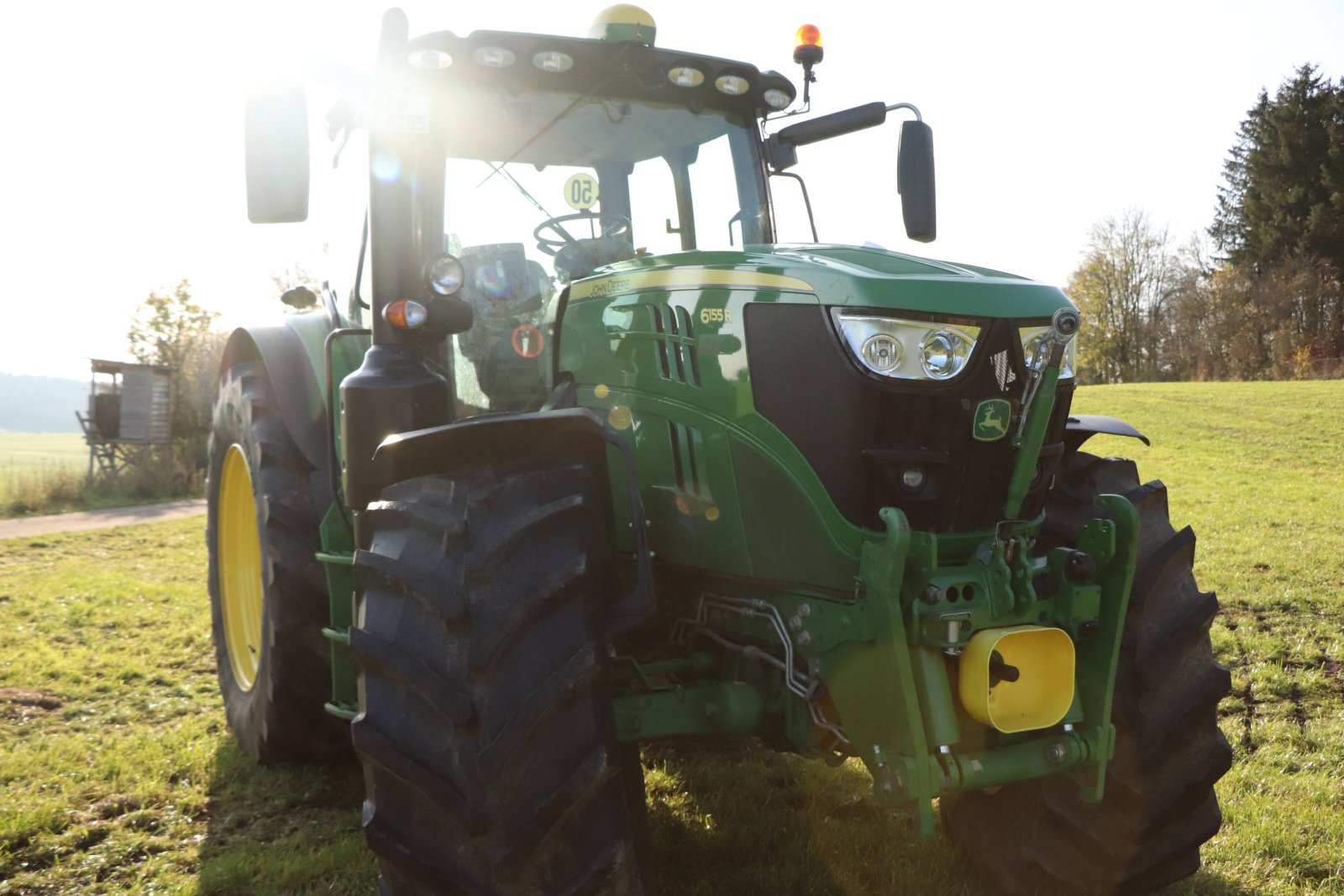 Traktor des Typs John Deere 6155R, Gebrauchtmaschine in Hohenstein (Bild 1)