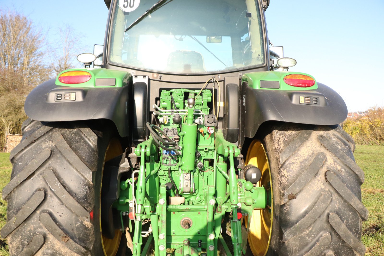 Traktor des Typs John Deere 6155R, Gebrauchtmaschine in Hohenstein (Bild 4)