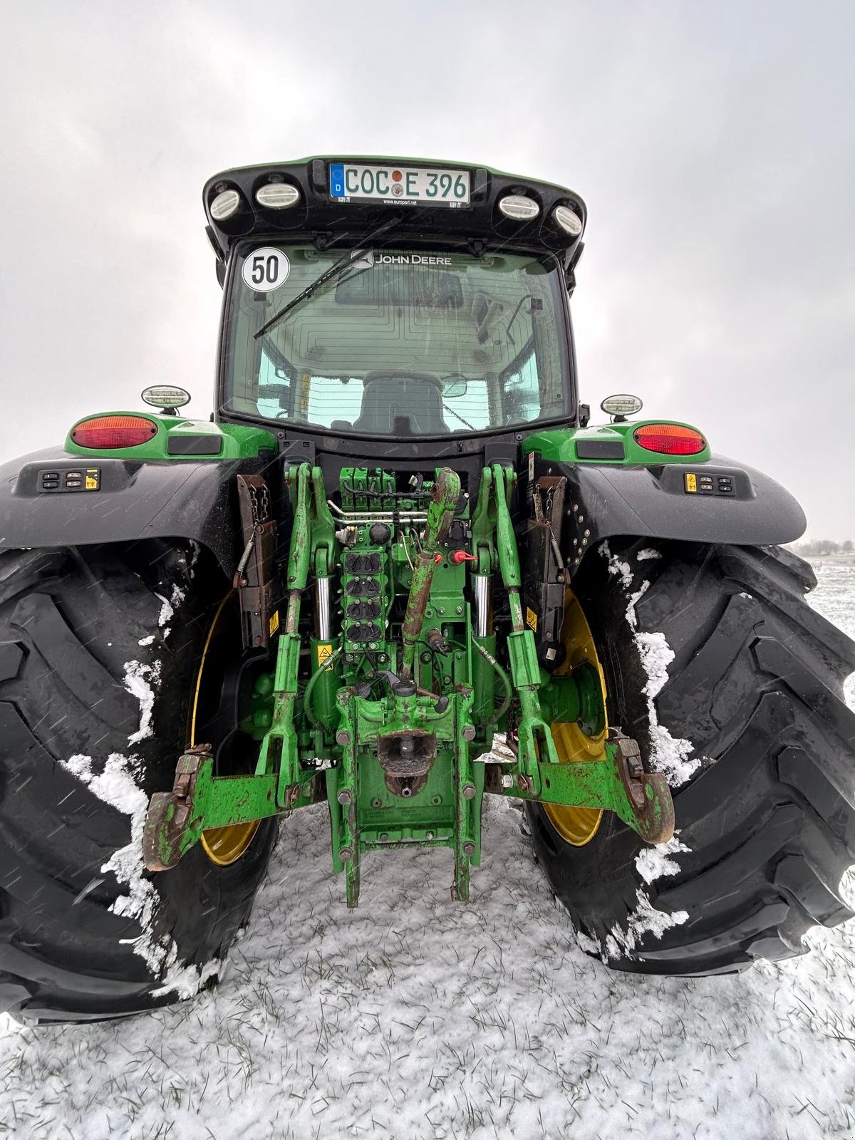 Traktor del tipo John Deere 6155R, Gebrauchtmaschine en Rheinland-Pfalz - Wollmerath (Imagen 4)