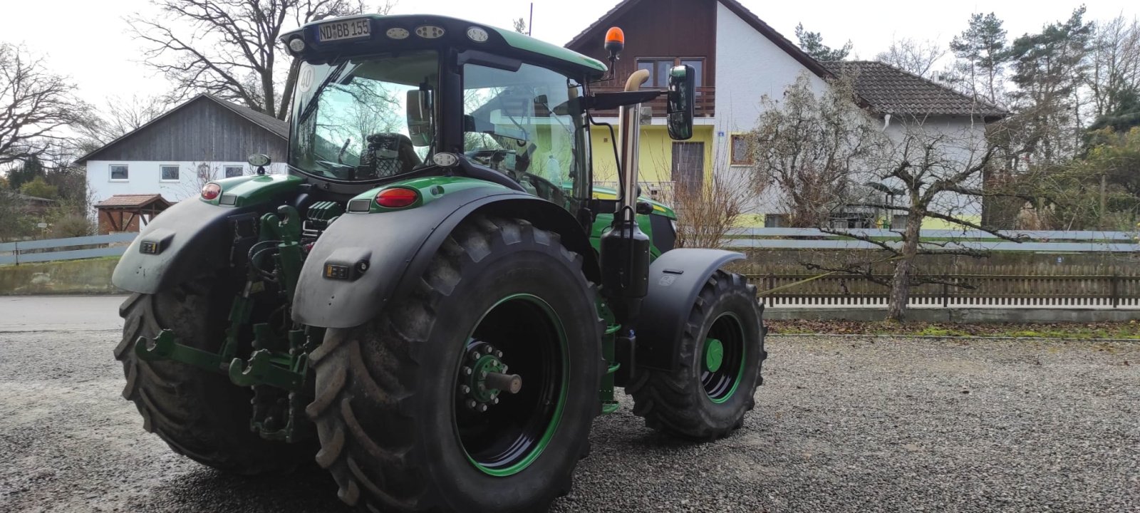 Traktor Türe ait John Deere 6155R, Gebrauchtmaschine içinde 86666 Burgheim (resim 2)