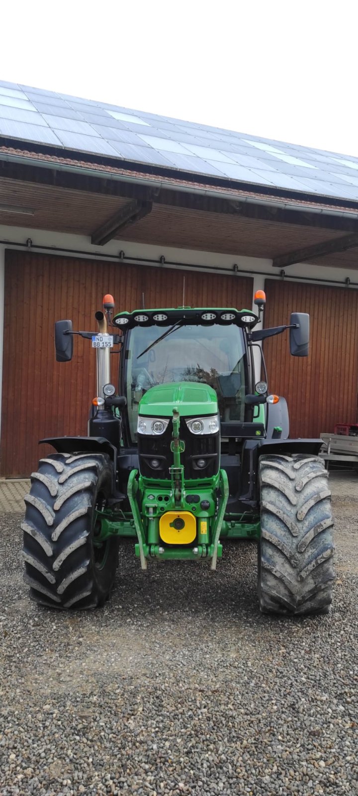 Traktor Türe ait John Deere 6155R, Gebrauchtmaschine içinde 86666 Burgheim (resim 7)