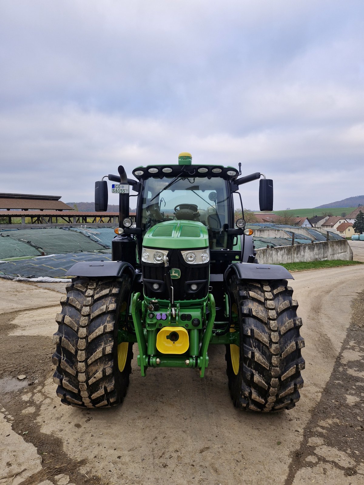 Traktor Türe ait John Deere 6155R, Gebrauchtmaschine içinde Itzgrund (resim 2)