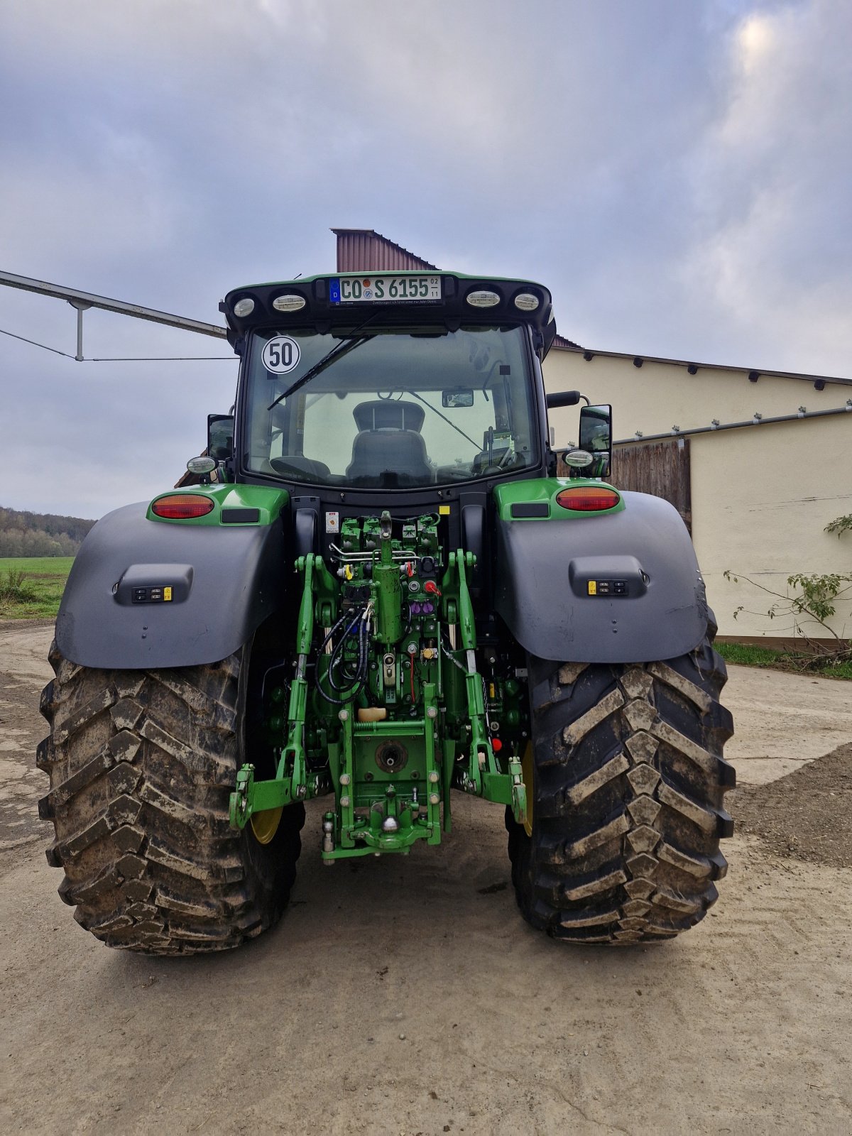 Traktor Türe ait John Deere 6155R, Gebrauchtmaschine içinde Itzgrund (resim 4)