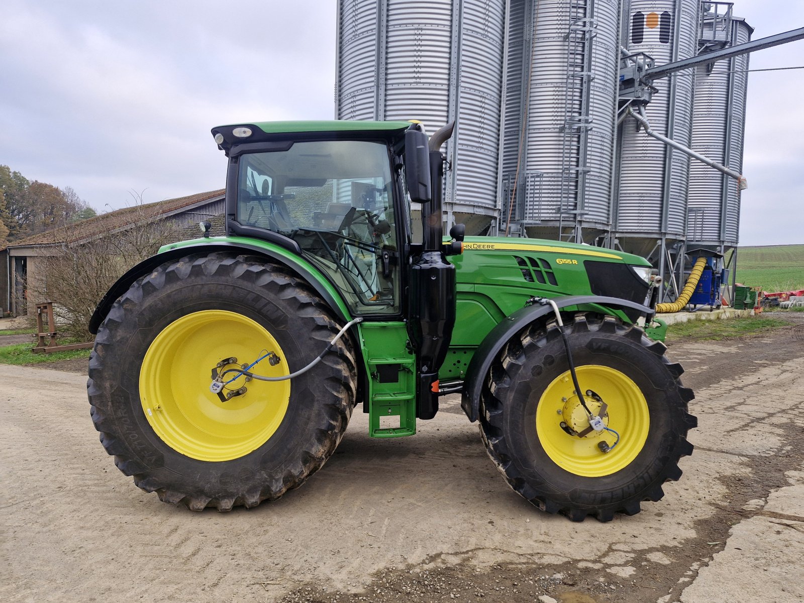 Traktor Türe ait John Deere 6155R, Gebrauchtmaschine içinde Itzgrund (resim 5)