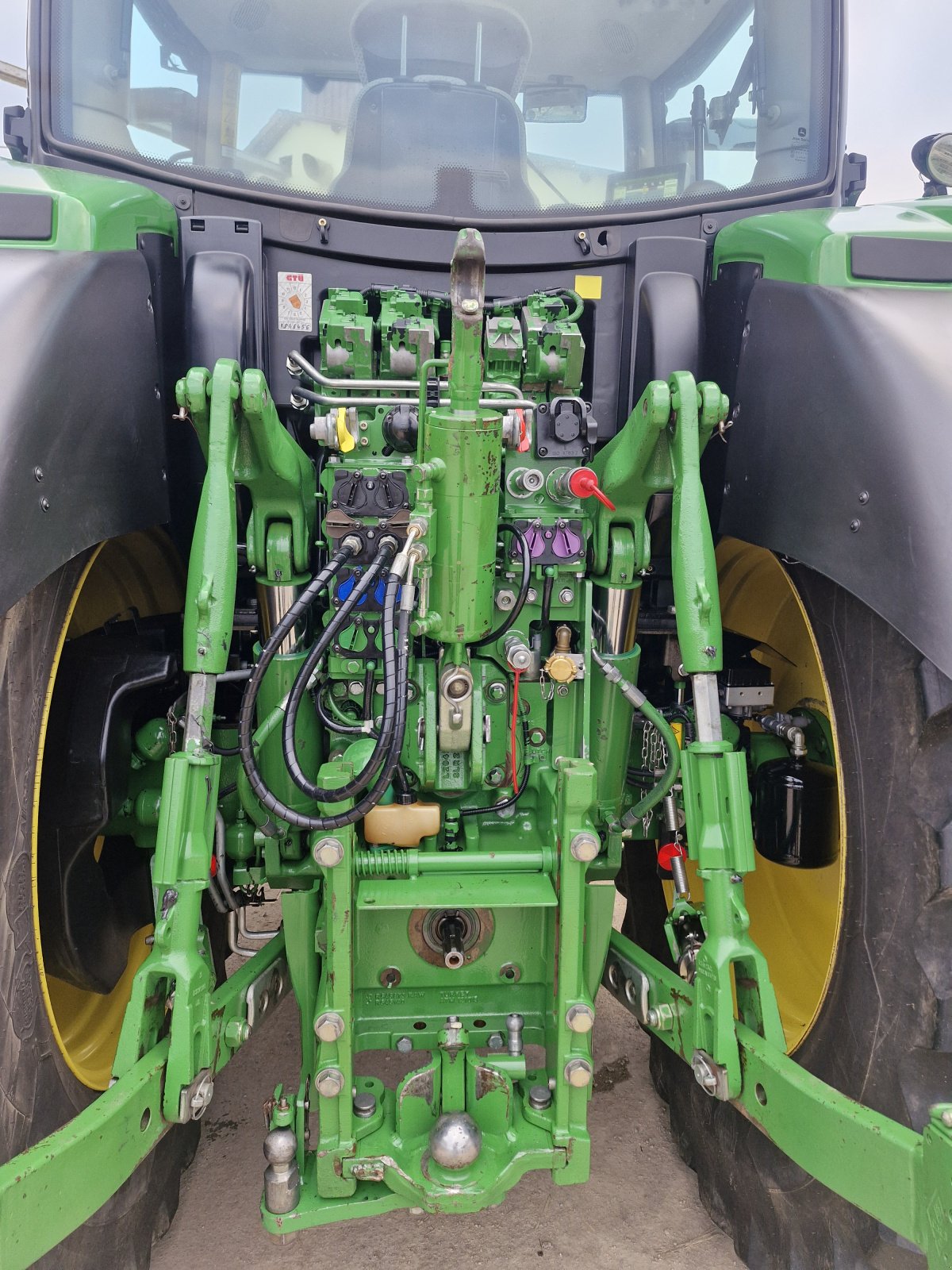 Traktor Türe ait John Deere 6155R, Gebrauchtmaschine içinde Itzgrund (resim 8)