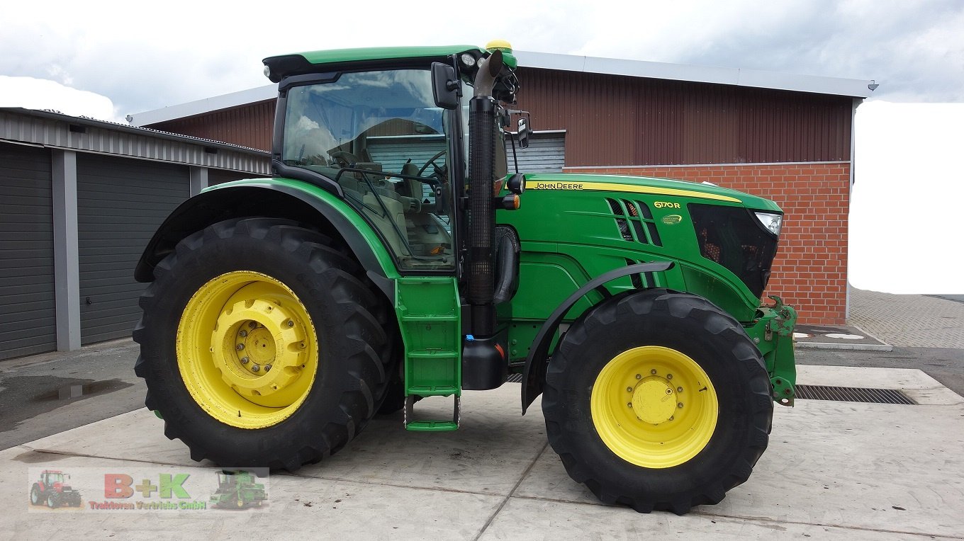 Traktor van het type John Deere 6170R mit StarFire 3000 SF1 und GS2 Dispaly 1800, Gebrauchtmaschine in Kettenkamp (Foto 4)