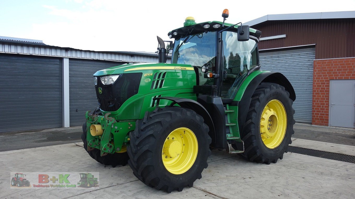 Traktor of the type John Deere 6170R mit StarFire 3000 SF1 und GS2 Display 1800, Gebrauchtmaschine in Kettenkamp (Picture 1)