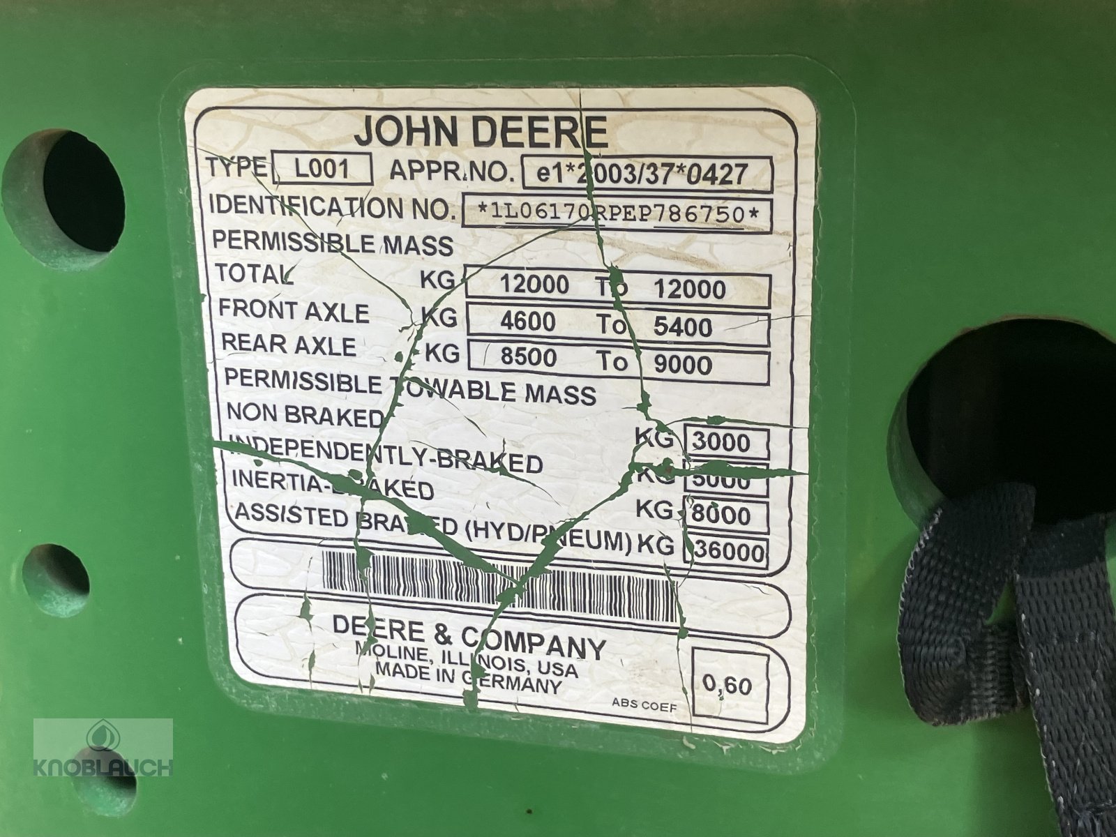 Traktor typu John Deere 6170R, Gebrauchtmaschine w Stockach (Zdjęcie 3)