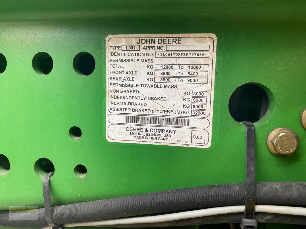 Traktor typu John Deere 6170R, Gebrauchtmaschine v Ahaus (Obrázok 14)