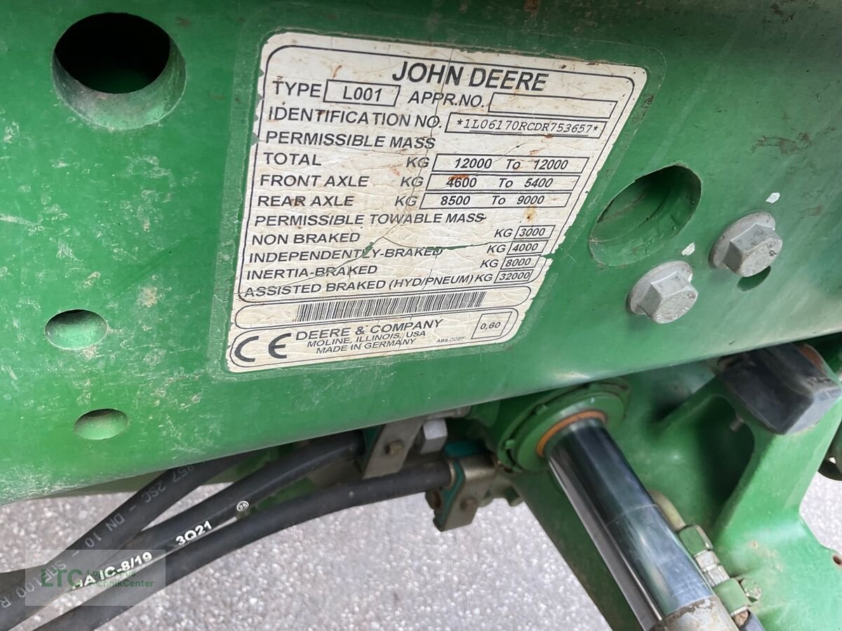 Traktor του τύπου John Deere 6170R, Gebrauchtmaschine σε Kalsdorf (Φωτογραφία 20)