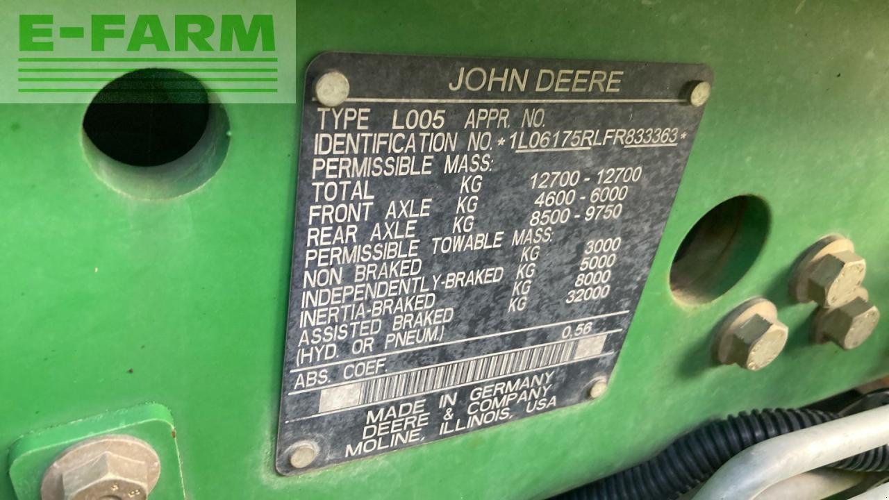 Traktor des Typs John Deere 6175 R - HOT DEAL, Gebrauchtmaschine in Hamburg (Bild 18)