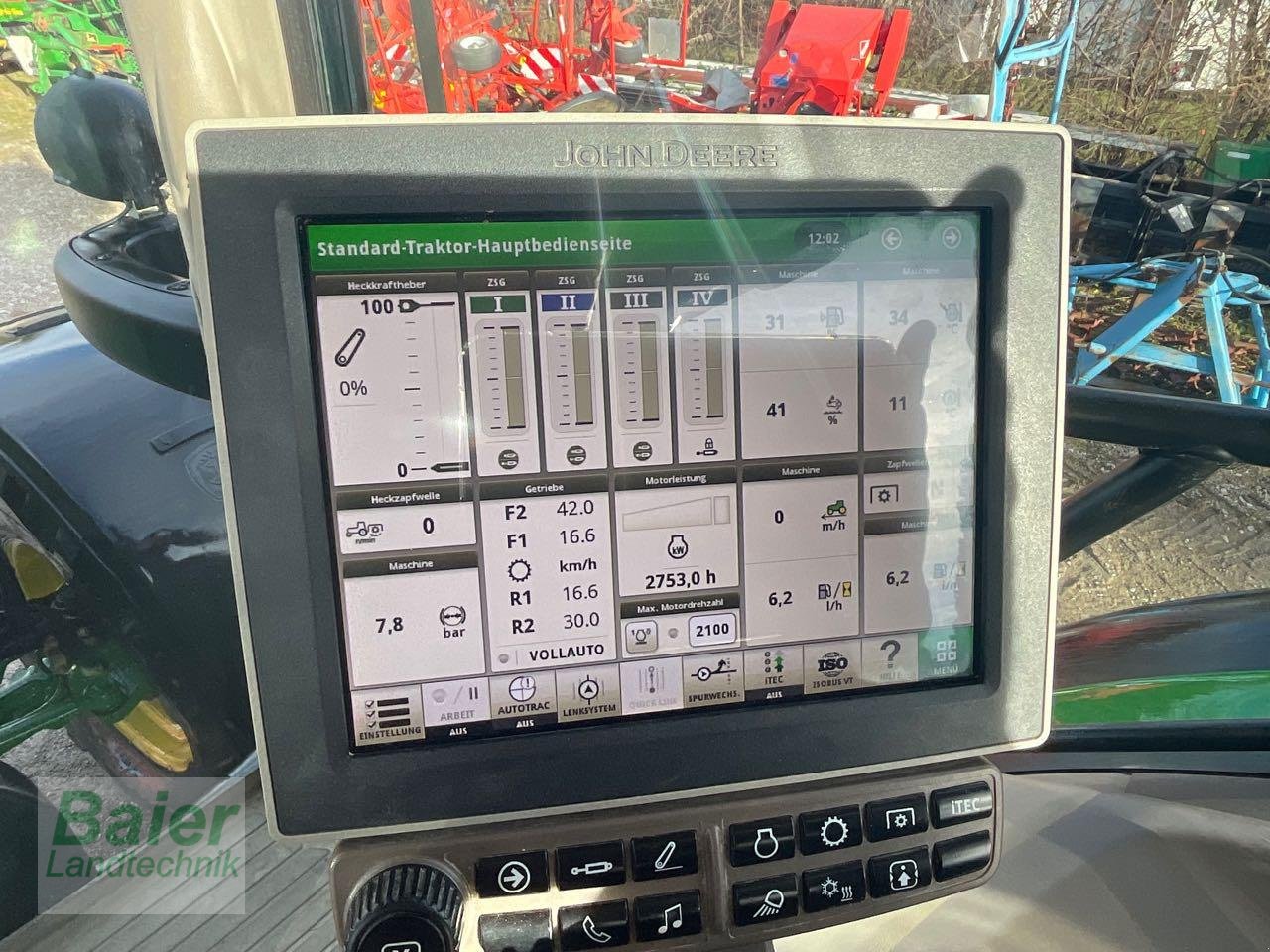 Traktor a típus John Deere 6175 R, Gebrauchtmaschine ekkor: OBERNDORF-HOCHMOESSINGEN (Kép 7)